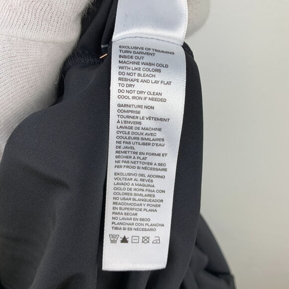 NWT Good American Dolman Velour Top In Black Size 2 - Picture 13 of 13